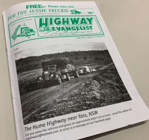 トラックドライバー向けのコミュニティー誌
「HIGHWAY EVANGELIST」