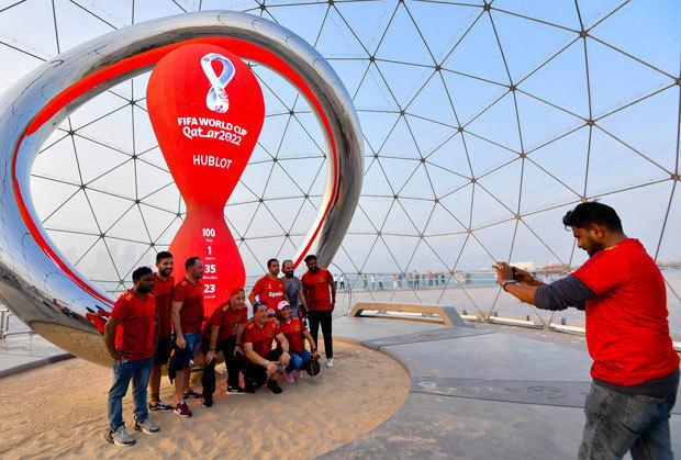 20日から始まるカタールワールドカップでは、中国企業４社が計約14億米ドルの協賛金を投じている（新華社）