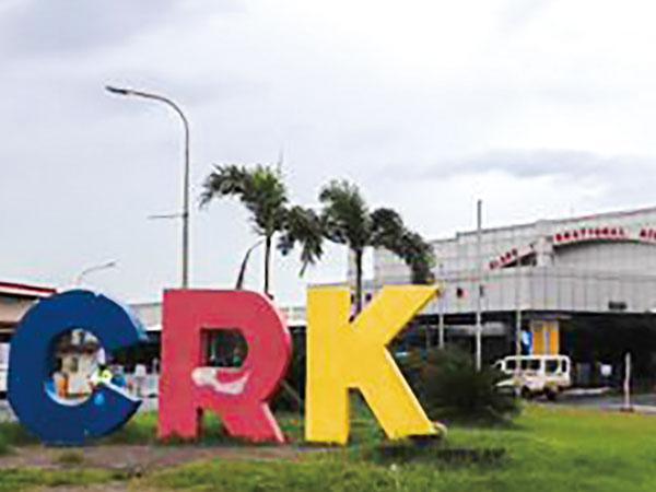 クラーク国際空港の周辺地域は将来、産業地区に変貌する見通し＝8月上旬、パンパンガ州（NNA撮影）