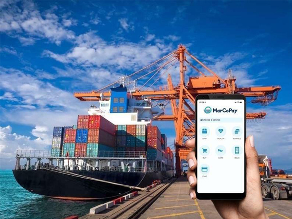 マルコペイはアプリによる船員向けサービスを拡充（同社提供）
