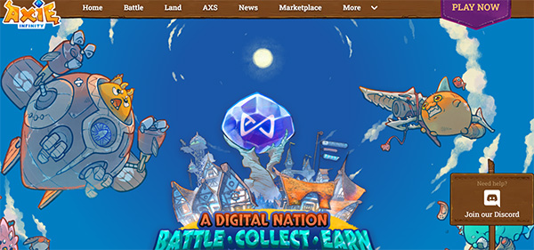 ベトナムのゲーム会社が開発した人気NFTゲーム『Axie Infinity』(筆者提供)