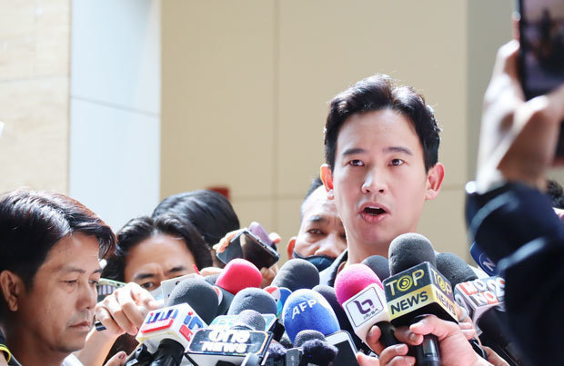 タイの憲法裁判所は７月19日、前進党のピター党首の議員資格を一時停止する命令を下した＝６月、バンコク（ＮＮＡ撮影）