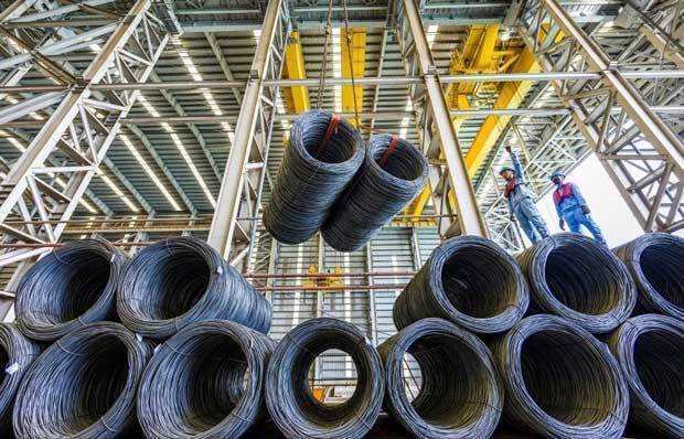 ホアファットの粗鋼生産量は前年同月比20％増だった（同社提供）