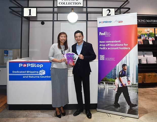 シンガポールの郵便・物流大手シングポストは、米フェデックスの航空貨物部門フェデックス・エクスプレスと宅配業務で提携する（シングポスト提供）
