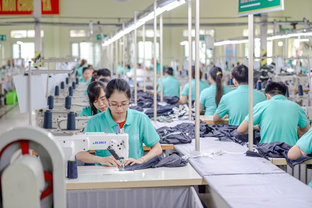 ベトナムの繊維・衣料品輸出に改善の兆しが見えている（ビナテックス提供）