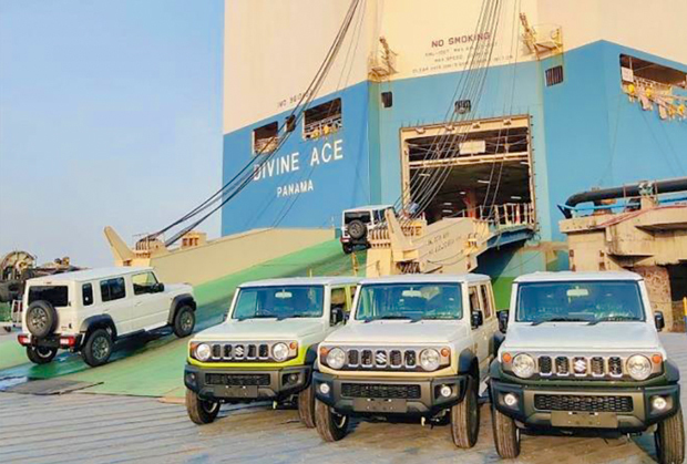 インドのみで生産するジムニー５ドアの輸出を開始した（マルチ・スズキ提供）
