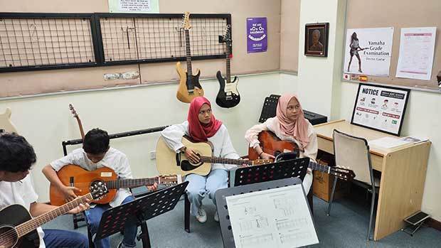 ヤマハ・ミュージック・マレーシアは、マレーシアの音楽教室の事業で、マレー系マレーシア人の生徒増加を図る（同社提供） 