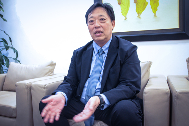 ベトナム住友商事の藤川社長は24年、ライフスタイルの変化を捉えた事業に力を入れる＝１月、ハノイ