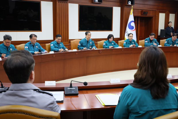 韓国政府は３月３日、専攻医の集団行動に対応するための緊急会議を開いた（韓国政府提供）