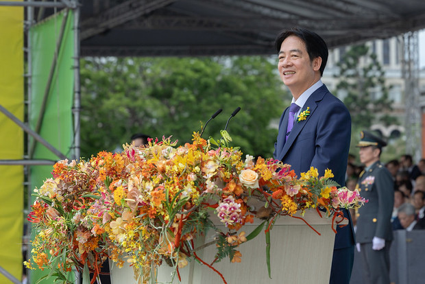 台湾の新たな総統に就任した頼清徳氏（総統府提供）