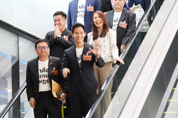 タイでは最大野党の前進党（写真）に解党の可能性があるなど、政局が不透明感を増している＝タイ・バンコク（ＮＮＡ撮影）