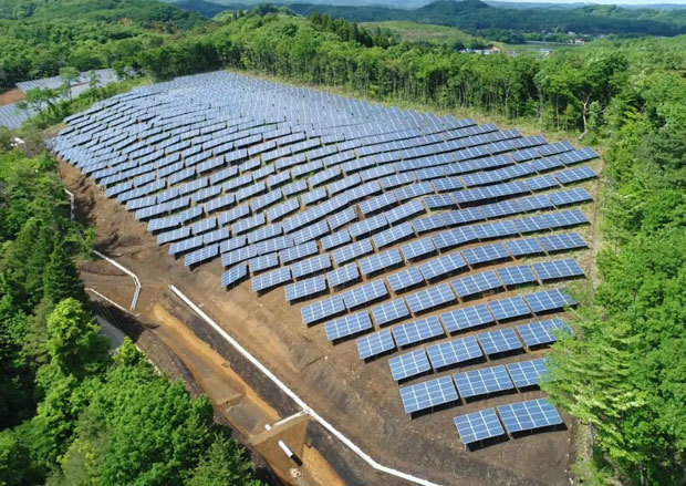 ＥＤＰリニューワブルズＡＰＡＣが日本で展開している太陽光発電設備（同社提供）