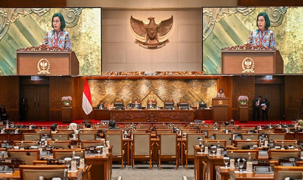 ９月19日の国会本会議で2025年度予算が成立した（財務省提供）