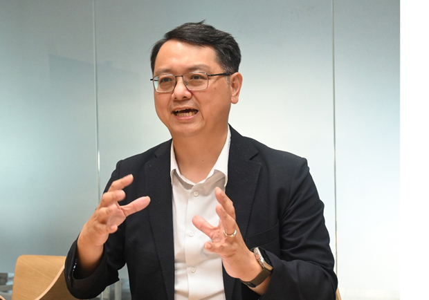 智齢科技の康仕仲ＣＥＯ（ＮＮＡ撮影） 