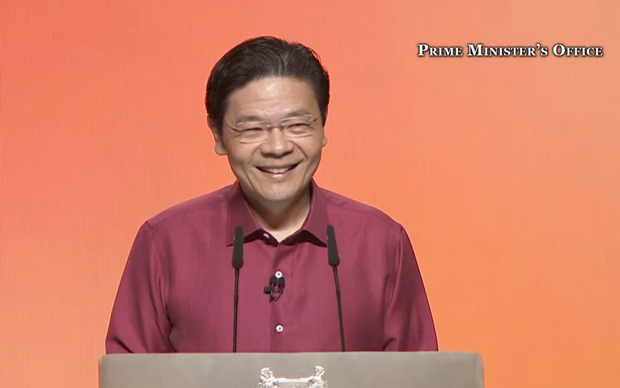 ローレンス・ウォン新首相（首相府の公式サイトの動画より）