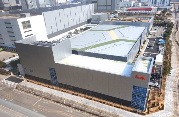 仁川市に立ち上げた新検査棟（東京応化工業提供）