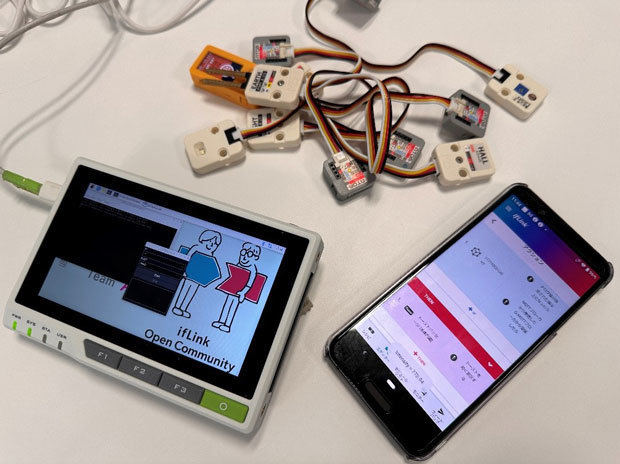 東芝アジア・パシフィック・タイランドがタイで新たに発売するイフリンクは、アンドロイド搭載のスマホで簡単に操作できる（同社提供）