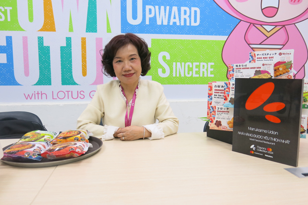 「ベトナム人の生活の質を高めたい」と語るメイ社長＝４月16日、ホーチミン市