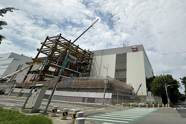ＴＳＭＣの台中工場（ＮＮＡ撮影）