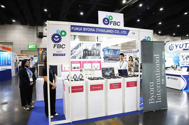 ＮＣネットワーク（東京都台東区）が開催した「ＦＢＣアセアン2025ものづくり商談会」の会場＝16日、首都バンコク（ＮＮＡ撮影）