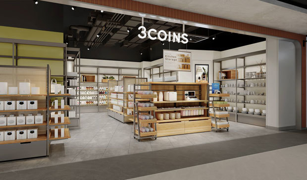 ７月にオープンする３ＣＯＩＮＳの店舗イメージ図（パル提供）