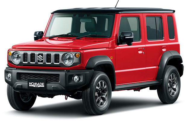 日本で販売している四輪駆動車「ジムニーノマド」（スズキ提供）