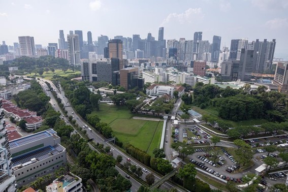 保健省の新庁舎の建設予定地（ST PHOTO: BRIAN TEO）