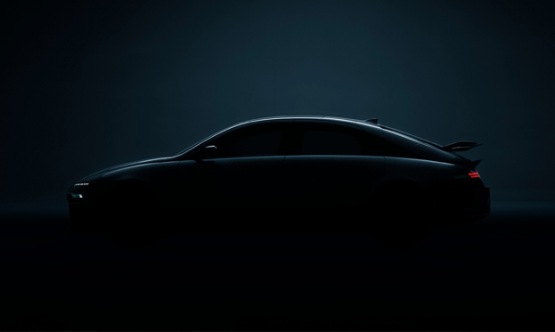 12日公開されたセダンタイプのＥＶ「アイオニック６Ｎ」のティーザーイメージ（現代自動車提供）