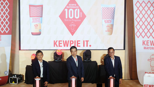 キユーピーマレーシアは「キユーピー　マヨネーズ」の発売100周年を記念するイベントを開催した＝12日、スランゴール州（ＮＮＡ撮影）
