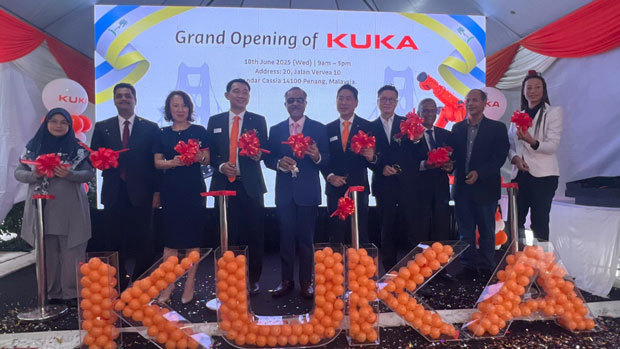 クーカ（ＫＵＫＡ）は、マレーシア法人ＫＵＫＡロボティクス・マレーシアのペナン支店を開業した＝18日、ペナン州（インベスト・ペナン提供）