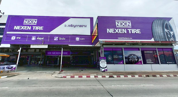 ネクセンタイヤはタイ・バンコクにブランドショップの旗艦店をオープンした（同社提供）