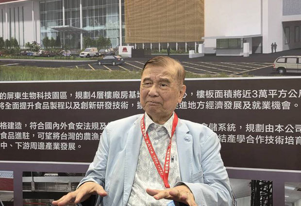 東元集団の黄茂雄会長は、インドとベトナムへの飲食事業の進出を評価していると明らかにした＝25日（中央通信社）