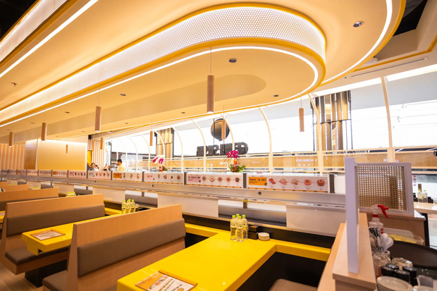 「元気寿司」ベトナム１号店がホーチミン市でオープンした（ゲンキＧＤＣ提供）