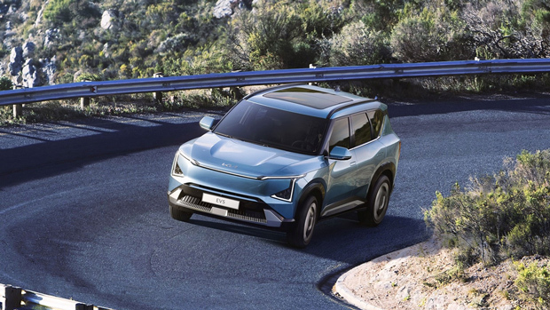 起亜のＥＶ「ＥＶ５」。これまでは中国で生産・販売され、韓国では販売されていなかった（同社提供）