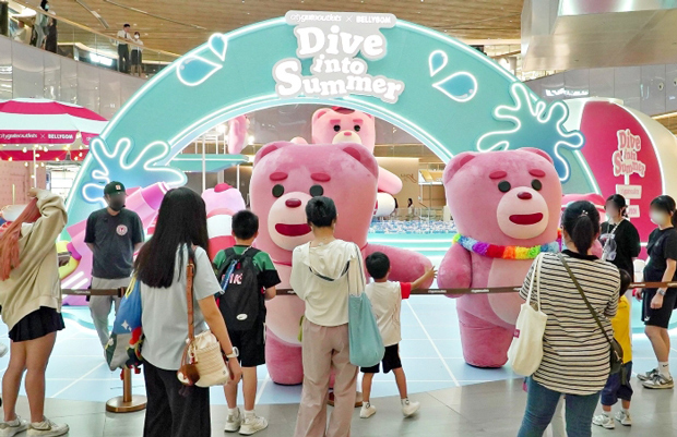 ロッテショッピングは11日から、オリジナルキャラクター「ベリゴム」のイベントを香港と台湾で開催中（同社提供）