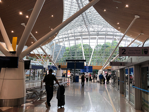 クアラルンプール国際空港（ＫＬＩＡ）の第１ターミナル＝スランゴール州（ＮＮＡ撮影）