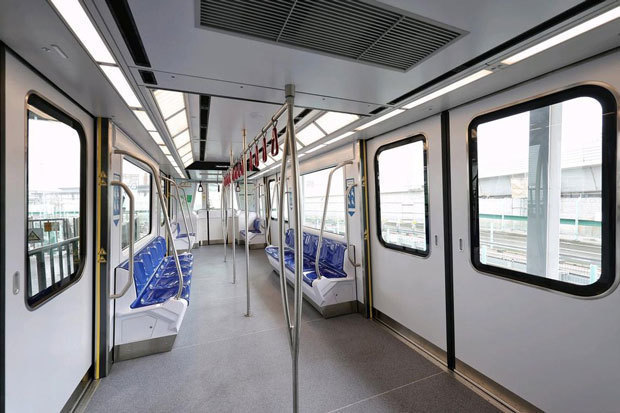 陸上交通庁（ＬＴＡ）は、センカン・プンゴールＬＲＴで２両25編成の新型車両を導入する一環として、最初の２編成を運行すると発表した（ST PHOTO: KEVIN LIM）