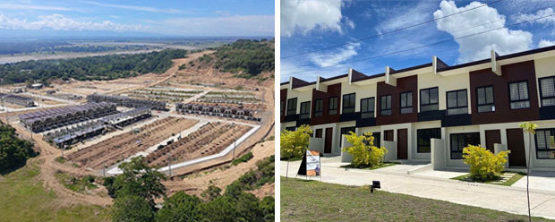 タクトホームはトゥゲガラオ市で住宅用地を開発し、タウンハウスを供給する（同社提供）