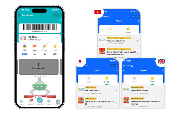 「Ｚａｌｏ」ミニアプリ版の会員証アプリイメージ（ビートレンド提供）