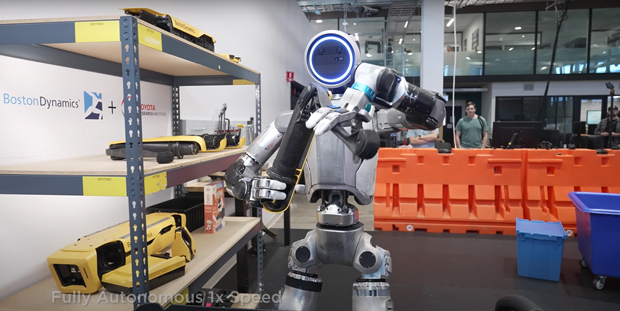 現代自グループ傘下のボストン・ダイナミクスが開発中のヒューマノイド「アトラス」（同グループ提供）