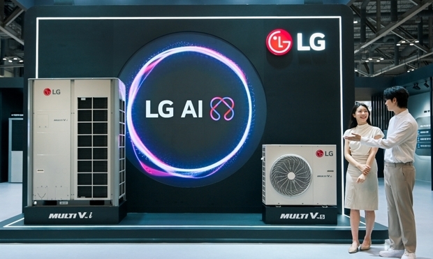 ＬＧ電子は釜山市でＡＩ技術を適用したＨＶＡＣソリューションを紹介している（同社提供）
