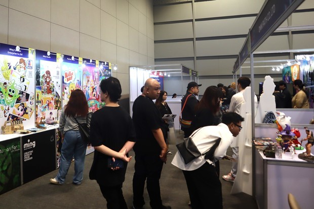 タイ商務省は、デジタルコンテンツの国際展示会「バンコク国際デジタル・コンテンツ・フェスティバル2025」を開催した＝８月28日、首都バンコク（ＮＮＡ撮影）