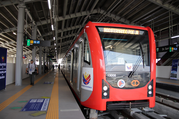 ＪＩＣＡは軽量軌道交通（ＬＲＴ）１号線の運営会社の株式を24年に取得した＝24年11月、首都圏パラニャーケ市（ＮＮＡ撮影）