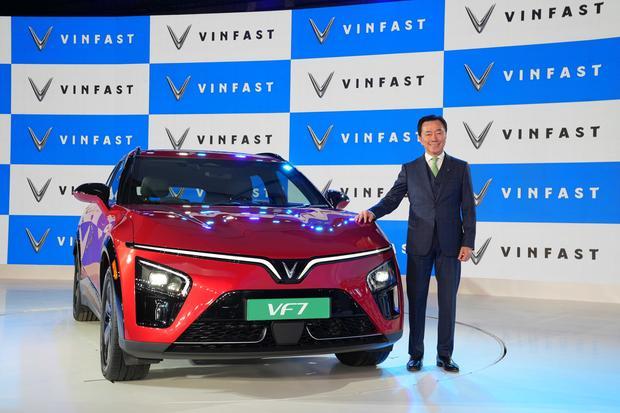 ビンファストがインドでの発売を正式発表したＥＶでＳＵＶの「ＶＦ７」（同社提供）
