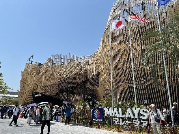 2025年・大阪万博マレーシア館（筆者撮影）