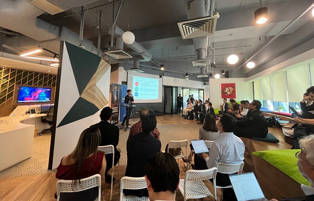東京証券取引所とジェトロは、マレーシアのスタートアップ企業と日系企業の交流イベント「マレーシア日本イノベーション・アンド・キャピタル・フォーラム2025」を開催した＝９月29日、クアラルンプール（ＮＮＡ撮影）