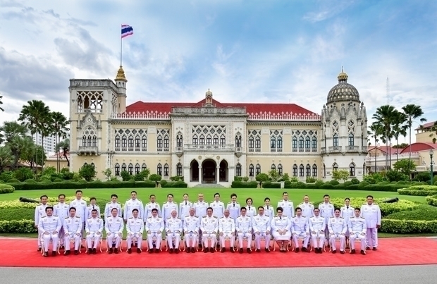 ９月24日に発足したアヌティン新政権（タイ政府提供）