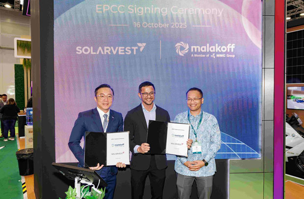 マラコフ・コーポレーションはソーラーベスト・ホールディングスを国内最大規模の太陽光発電所のＥＰＣＣ請負業者に暫定的に選定した＝16日、クアラルンプール（マラコフ提供）