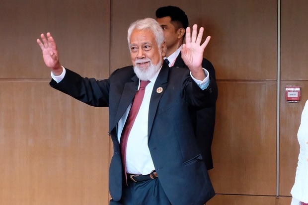 東ティモールのグスマン首相＝26日、クアラルンプール（ＮＮＡ撮影）