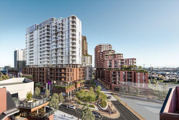 開発する集合住宅のイメージ（丸紅提供）  